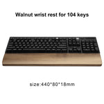 Wooden Keyboard Wrist Rest - Hytec Gear